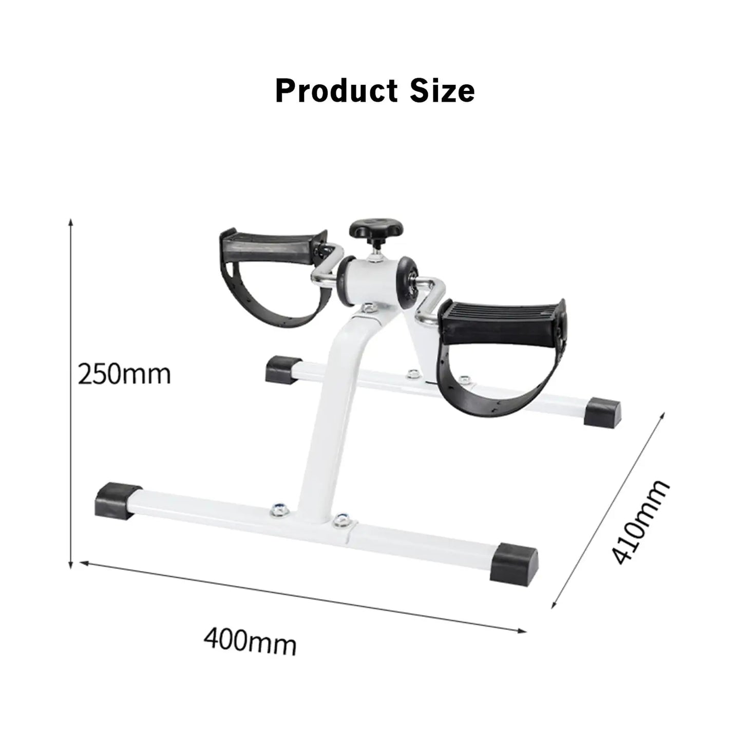 Low-Impact Cycling Pedal Exerciser, Adjustable Resistance Design for Home Gym Fitness & Physical Rehabilitation
