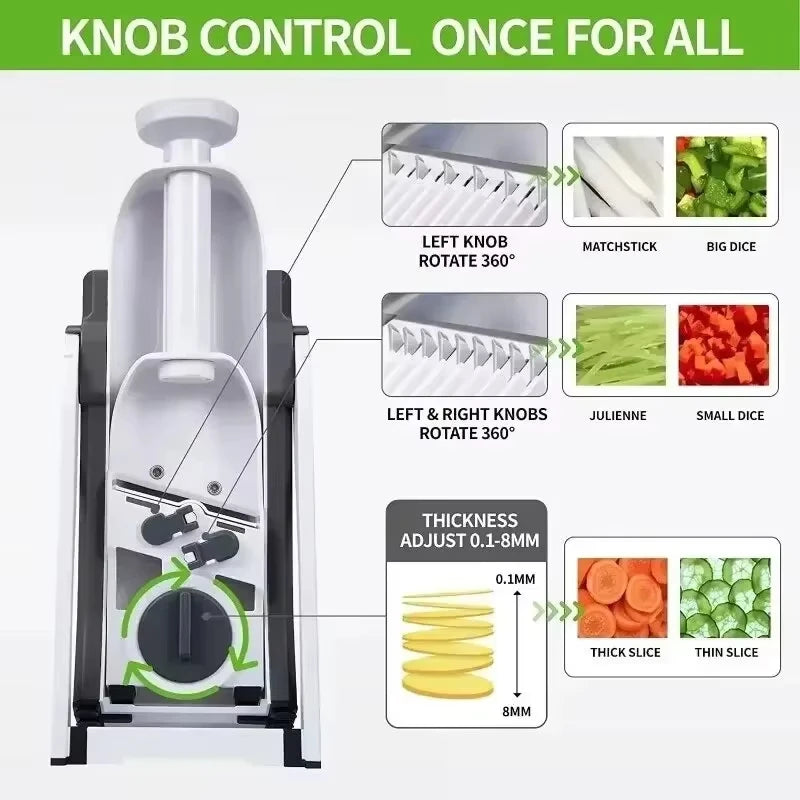 Vegetable Slicer for Kitchen Adjustable Hand Tool for Lemon Peeler Adjustable Size Kitchen Accessories Fast Meal Prep