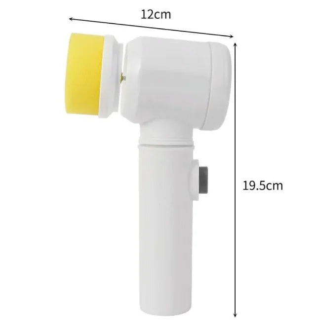 Cordless Electric Spin Scrubber, Wireless Rotating Cleaning Brush with Replaceable Brush Heads, Multifunctional Household Cleani