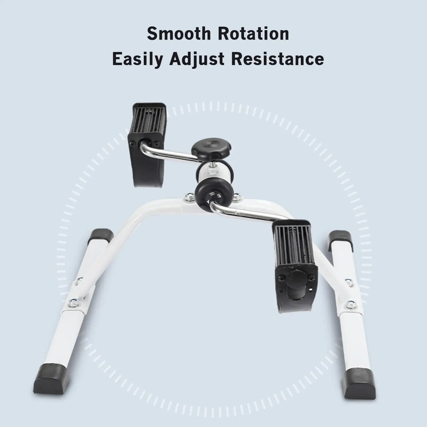 Low-Impact Cycling Pedal Exerciser, Adjustable Resistance Design for Home Gym Fitness & Physical Rehabilitation