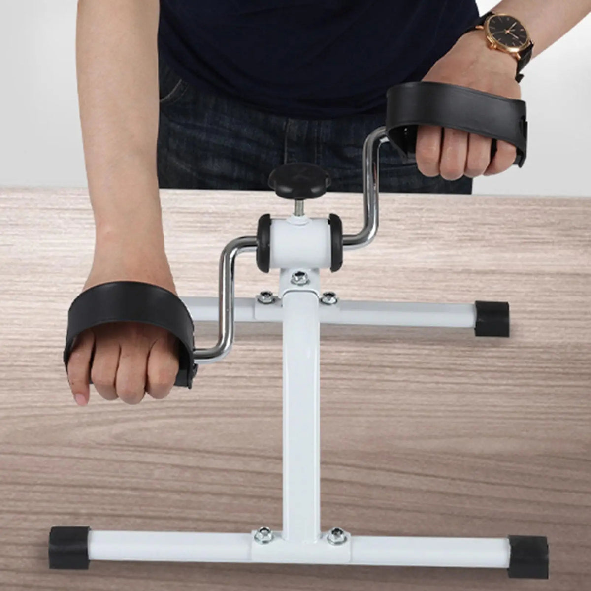 Low-Impact Cycling Pedal Exerciser, Adjustable Resistance Design for Home Gym Fitness & Physical Rehabilitation