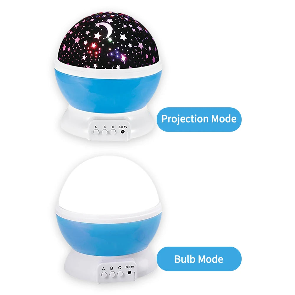 Night Lamp Projector Starry Sky Night Light Projector Baby Lamp Decor Rotating Starry Nursery Moon Galaxy Projector Table Light