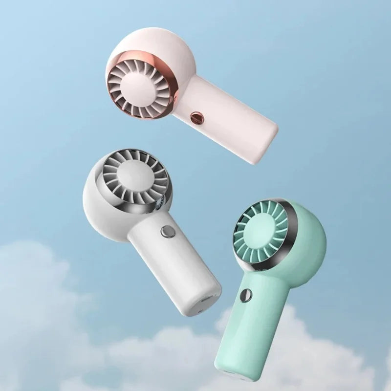 New Ultralight Only Mini Size Handheld Fan Portable Fan Air Cooler Pocket Fan Rechargeable for Travelling Shopping